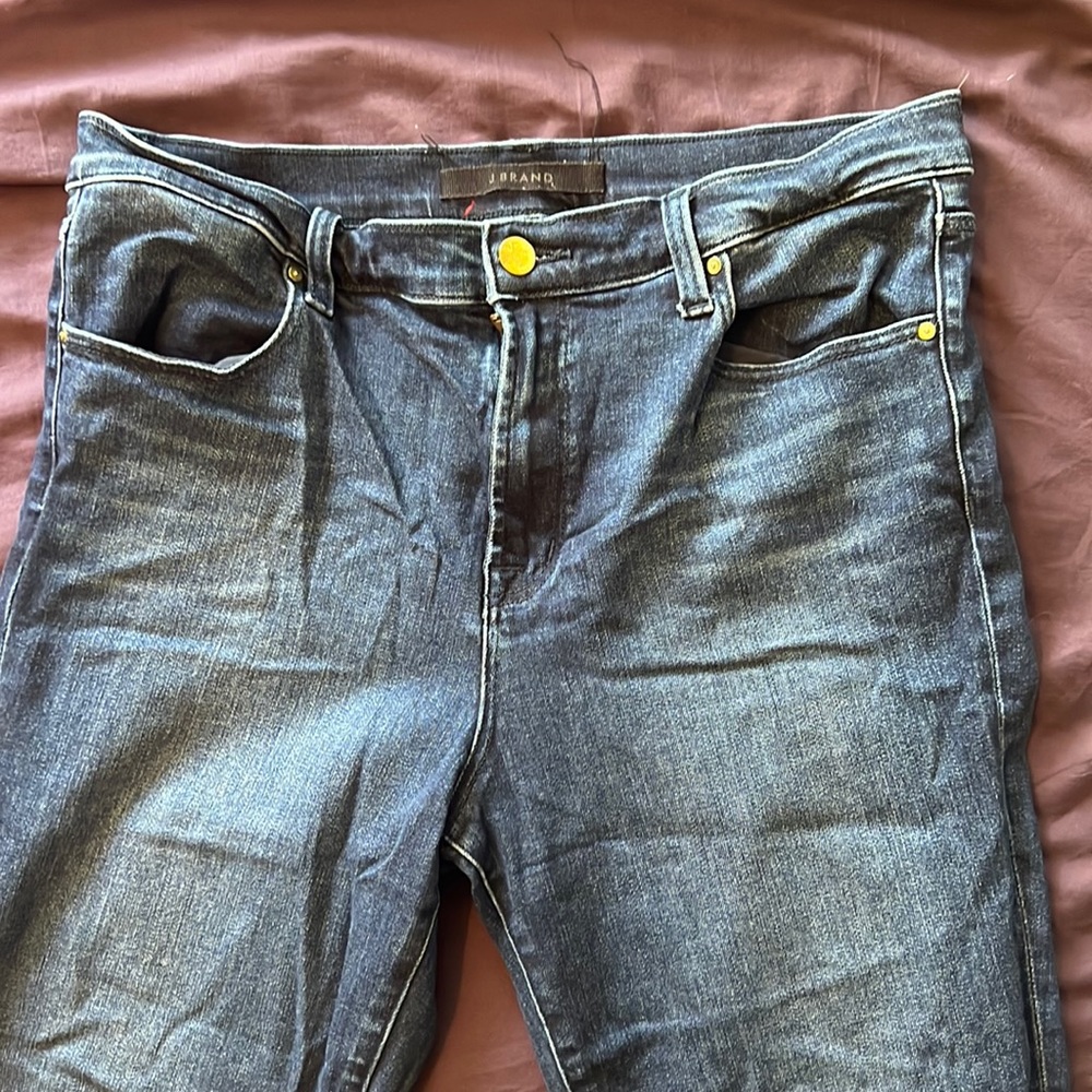 J Brand Alana High Rise Cropped Skinny Jean